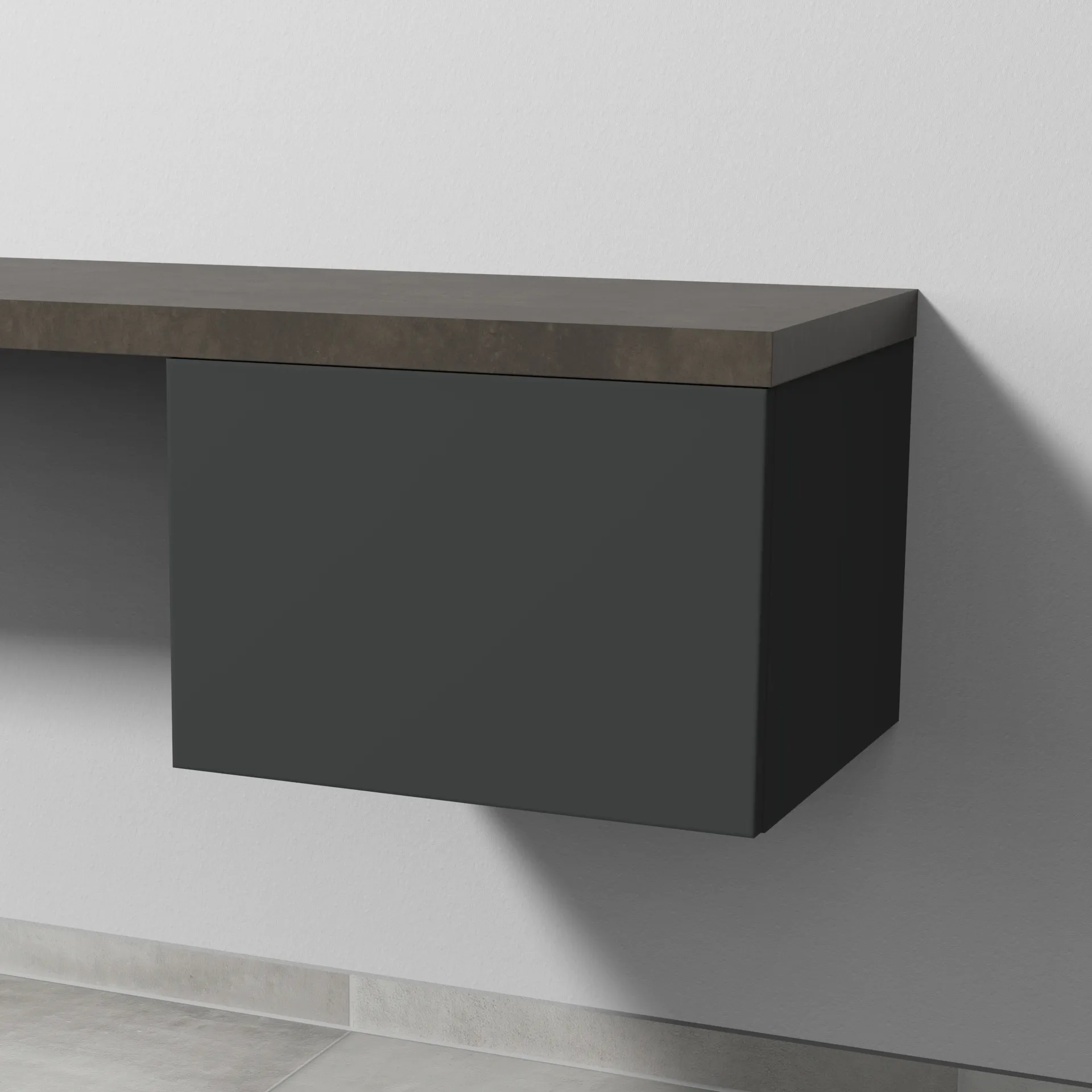 Sanipa Anbauschrank „2morrow“ 500 × 340 × 420 mm in Graphit (matt)