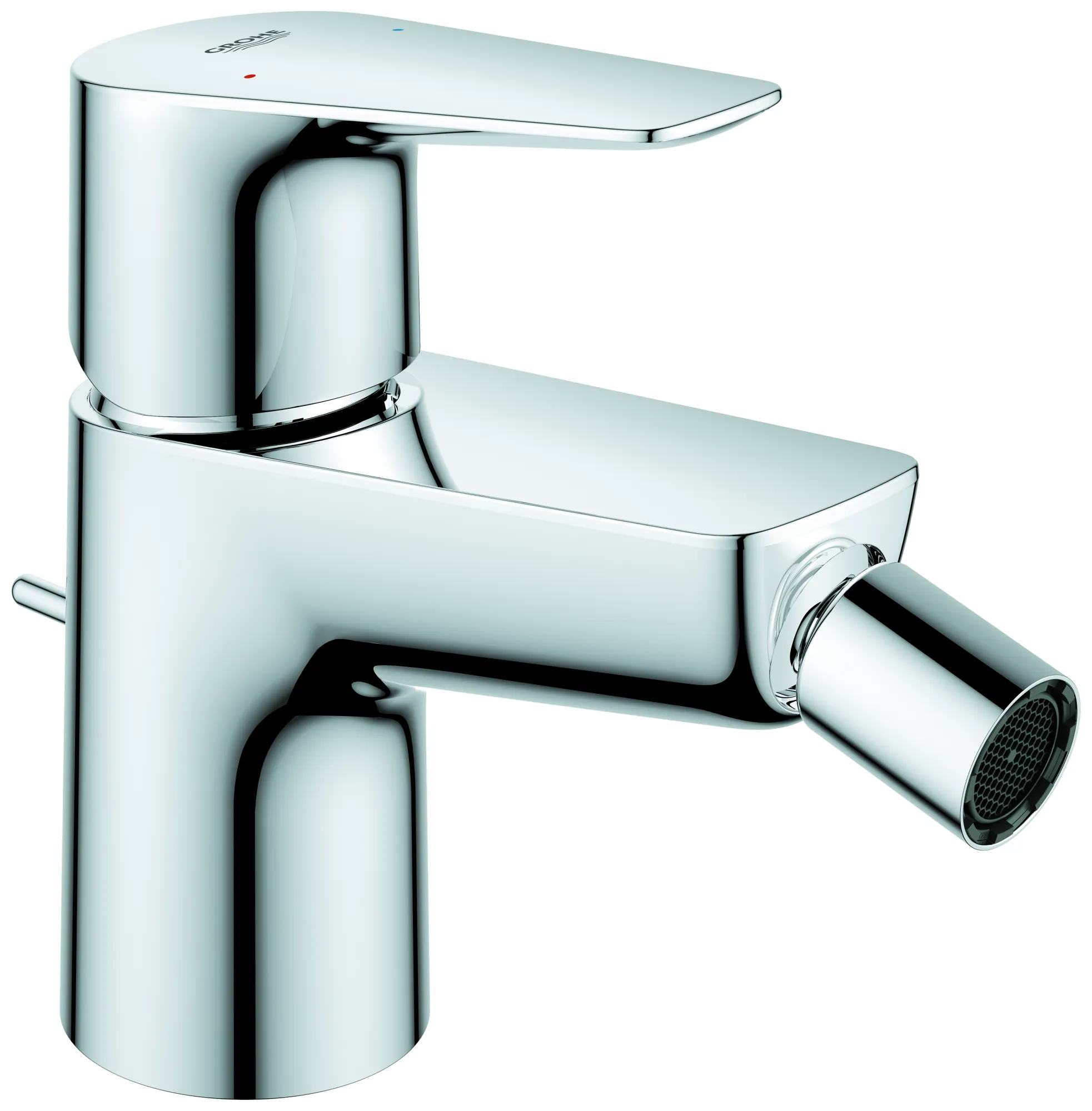 Einhand-Bidetbatterie BauEdge 23331_1, Einlochmontage, mit Temperaturbegrenzer, EcoJoy Mousseur 5,7 l/min, Zugstangen-Ablaufgarnitur aus Kunststoff 1 1/4″, chrom Einhand-Bidetbatterie BauEdge 23331_1, Einlochmontage, mit Temperaturbegrenzer, EcoJoy Mousseur 5,7 l/min, Zugstangen-Ablaufgarnitur aus Kunststoff 1 1/4″, chrom