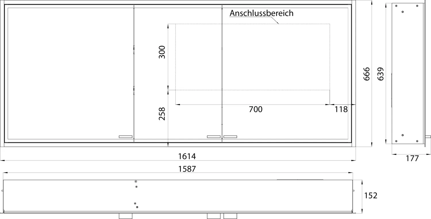 emco Spiegelschrank „prestige 2“ 1615 mm