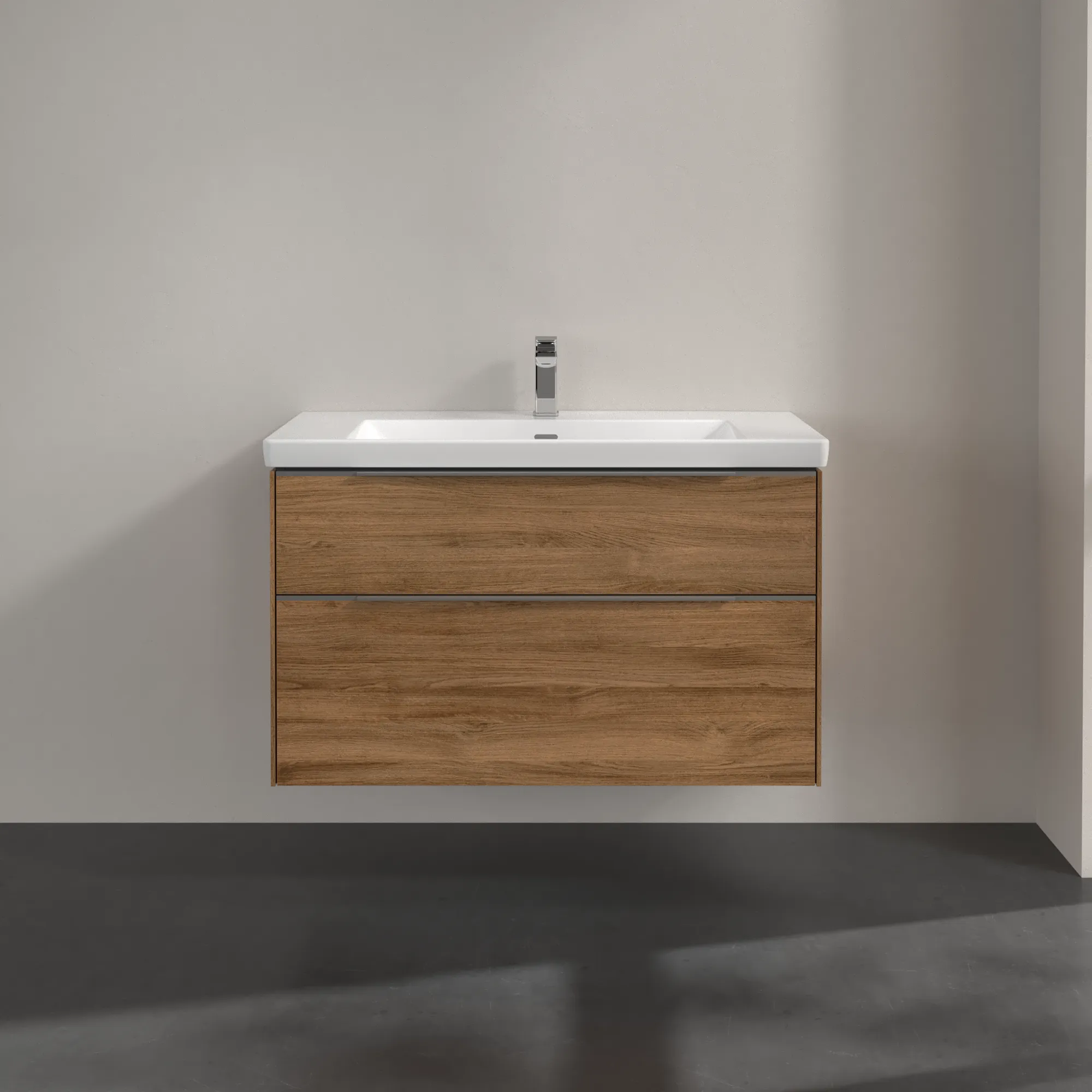 Villeroy & Boch Subway 3.0 Waschbeckenunterschrank C57000, 973 x 576 x 478 mm, Kansas Oak Villeroy & Boch Subway 3.0 Waschbeckenunterschrank C57000, 973 x 576 x 478 mm, Kansas Oak