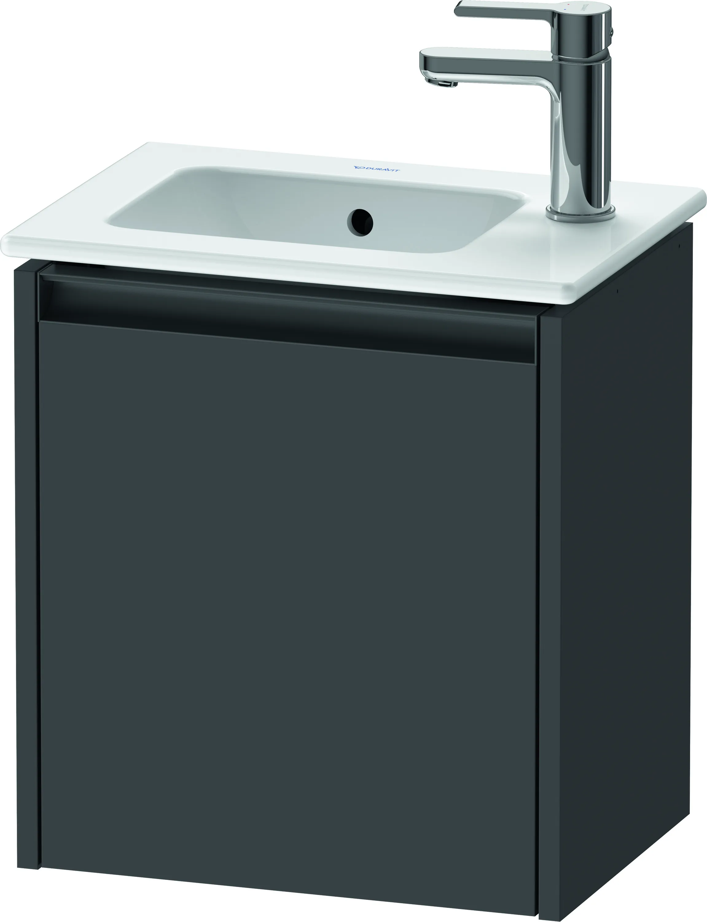 Duravit Waschtischunterschrank wandhängend „Ketho.2“ 41 × 44 × 29,2 cm Graphit Matt