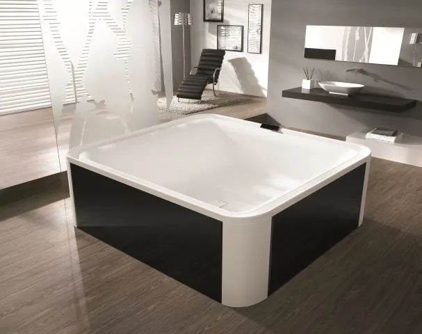 Hoesch Badewanne „Ergo+“ freistehend rechteck 207,5 × 195 cm in Weiß Hoesch Badewanne „Ergo+“ freistehend rechteck 207,5 × 195 cm in Weiß