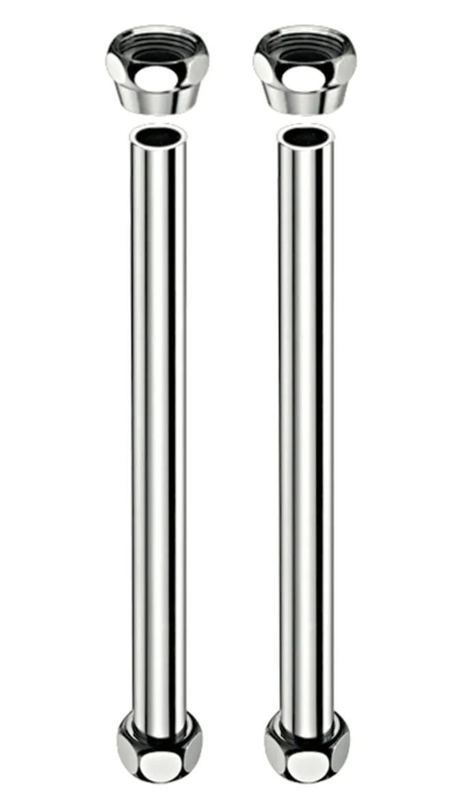 Anschluss-Verrohrungsset Duschpaneel, G 3/4 IG, G 1/2 IG, 500 mm, chrom Anschluss-Verrohrungsset Duschpaneel, G 3/4 IG, G 1/2 IG, 500 mm, chrom