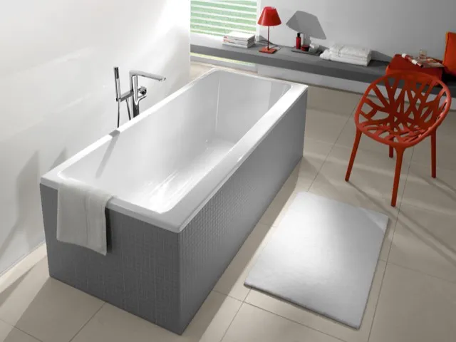 Villeroy & Boch Badewanne „Subway“ rechteck 160 × 70 cm, Mittelablauf in Weiß Alpin Villeroy & Boch Badewanne „Subway“ rechteck 160 × 70 cm, Mittelablauf in Weiß Alpin