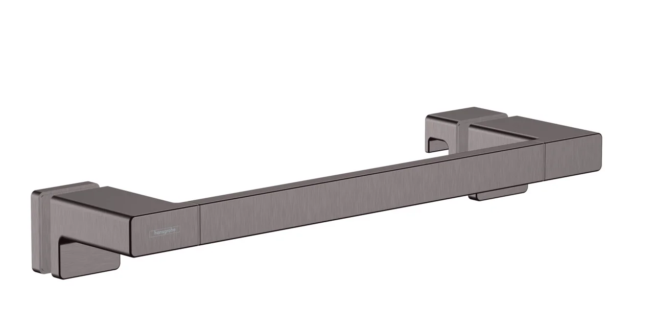 Hansgrohe AddStoris Q Duschtürgriff Brushed Black Chrome, Länge 398 mm, verdeckte Befestigung Hansgrohe AddStoris Q Duschtürgriff Brushed Black Chrome, Länge 398 mm, verdeckte Befestigung