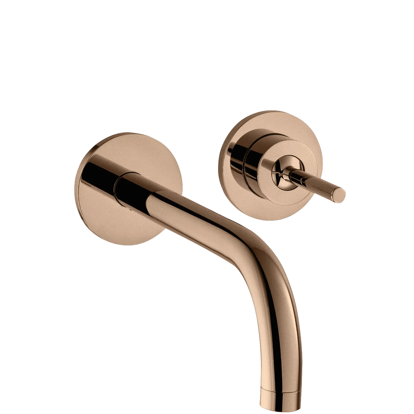 Hansgrohe AXOR Uno Einhebel-Waschtischmischer Unterputz Wandmontage Polished Red Gold 225 mm Hansgrohe AXOR Uno Einhebel-Waschtischmischer Unterputz Wandmontage Polished Red Gold 225 mm