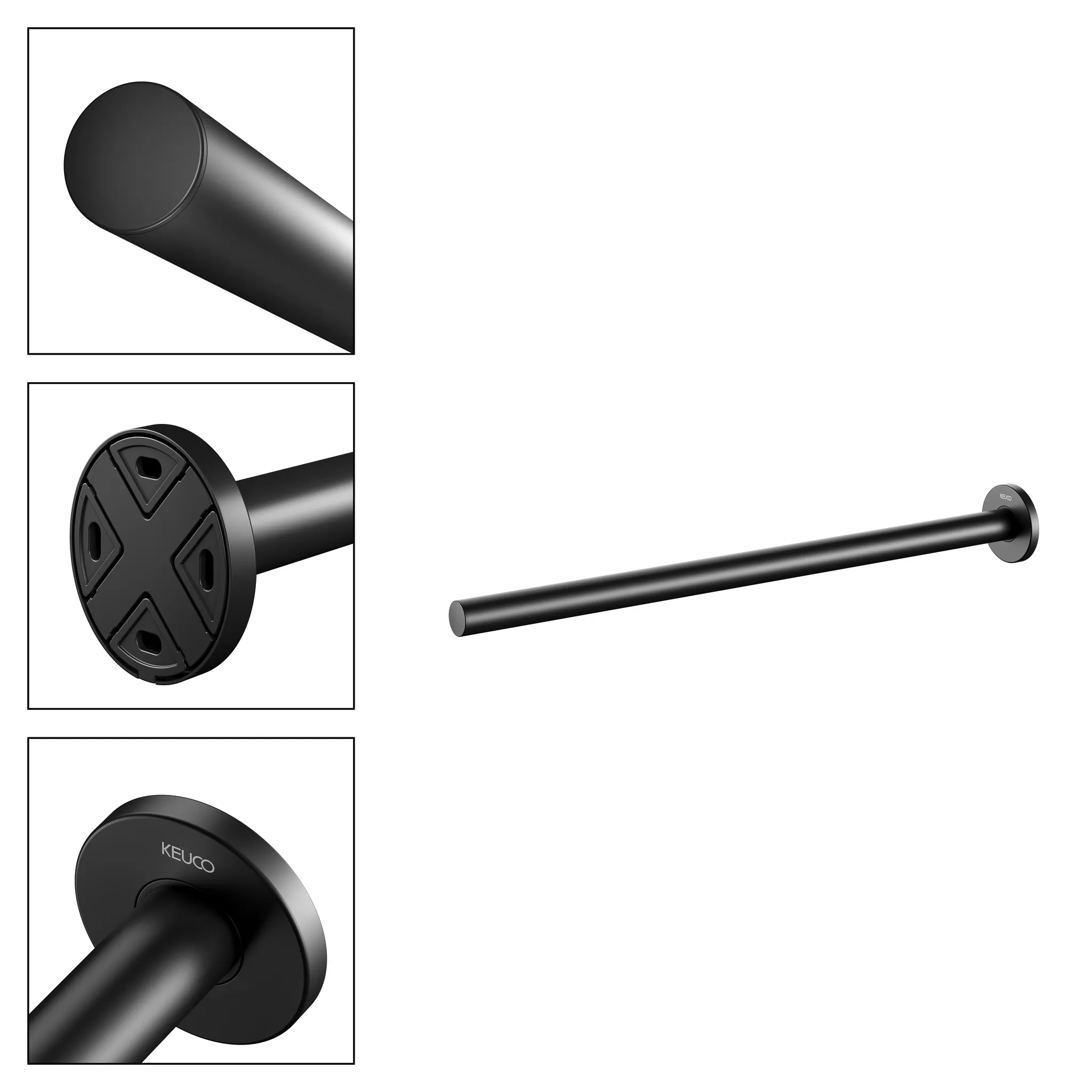 Plan 14920370000 Handtuchhalter 450 mm schwarz