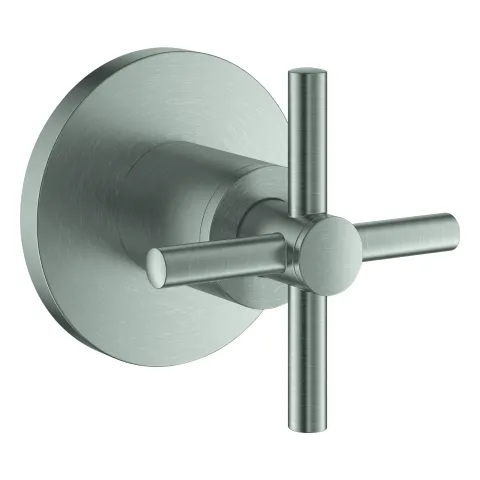 Unterputz-Ventil Oberbau Atrio 29396, für UP-Ventile 35 028 oder 29 032, mit Kreuzgriff, chrom Farbe: supersteel Unterputz-Ventil Oberbau Atrio 29396, für UP-Ventile 35 028 oder 29 032, mit Kreuzgriff, chrom Farbe: supersteel