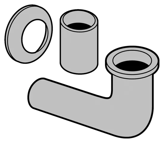 Anschlussstutzen Zubehör 931900, 140 x 260 x 56 mm Anschlussstutzen Zubehör 931900, 140 x 260 x 56 mm