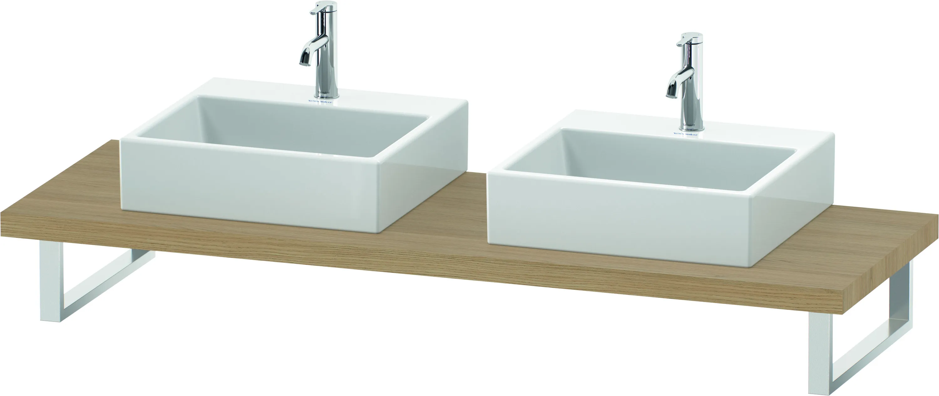 Duravit Konsole „DuraStyle“, links und rechts in Eiche Natur Duravit Konsole „DuraStyle“, links und rechts in Eiche Natur