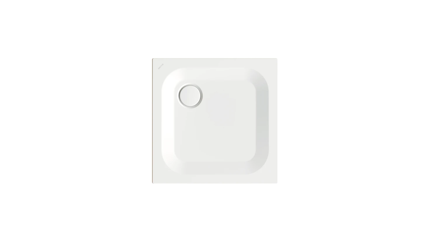 Bette quadrat Duschwanne „BetteUltra“ 700 × 700 mm ohne Oberflächenbeschichtung, ohne Oberflächenveredelung, ohne Wannenträger, in Star White