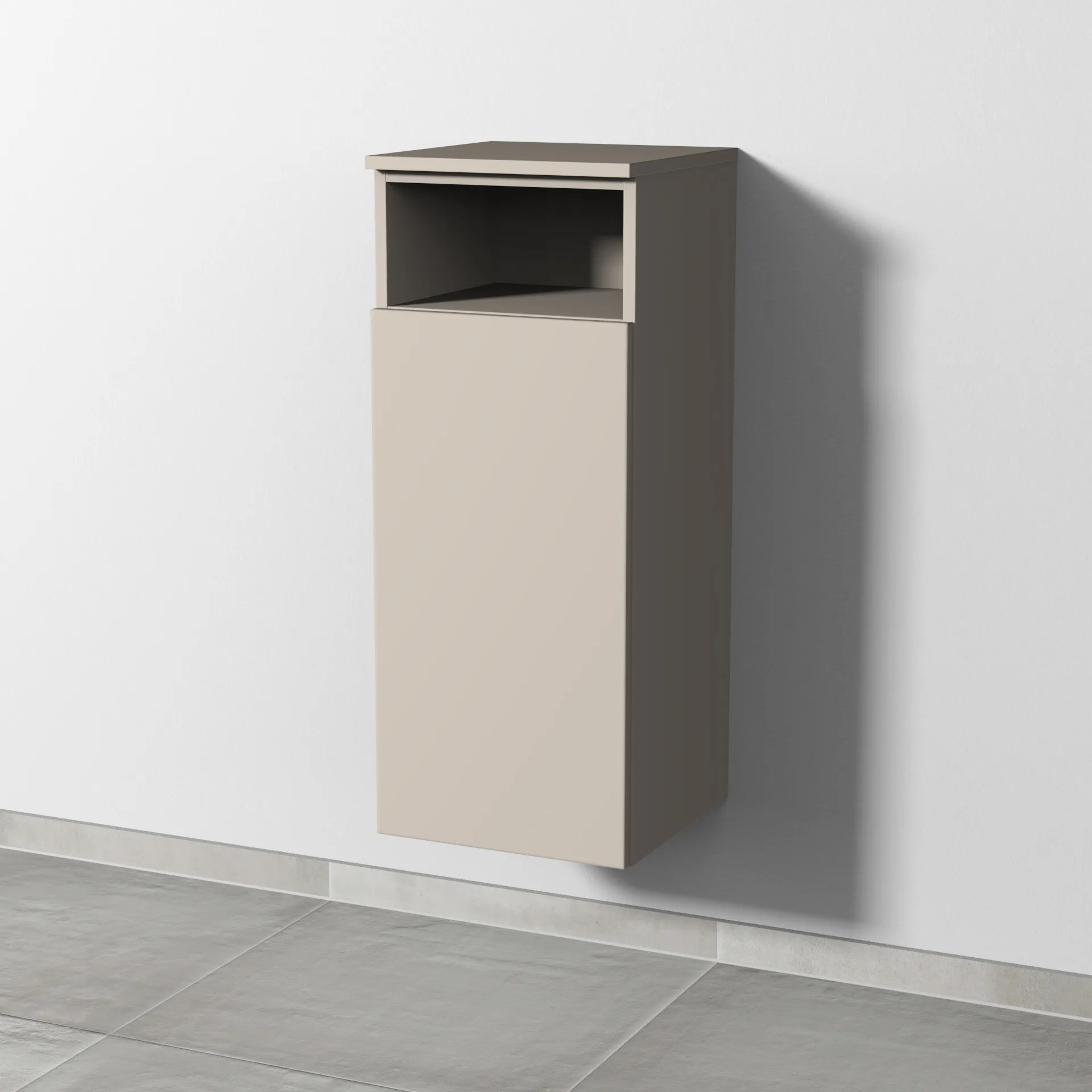 Sanipa Mittelschrank „3way“ 350 × 850 × 345 mm Anschlag links, in Kaschmir (matt), Anschlag links