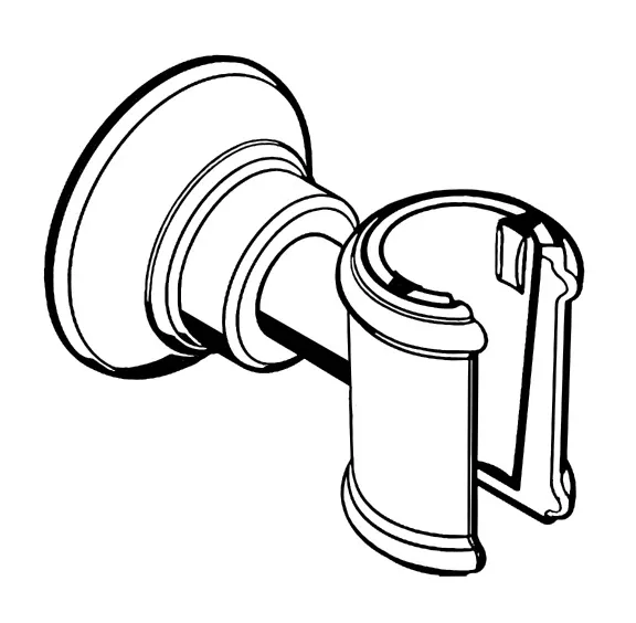 Hansgrohe AXOR Montreux Brausehalter, Chrom Hansgrohe AXOR Montreux Brausehalter, Chrom