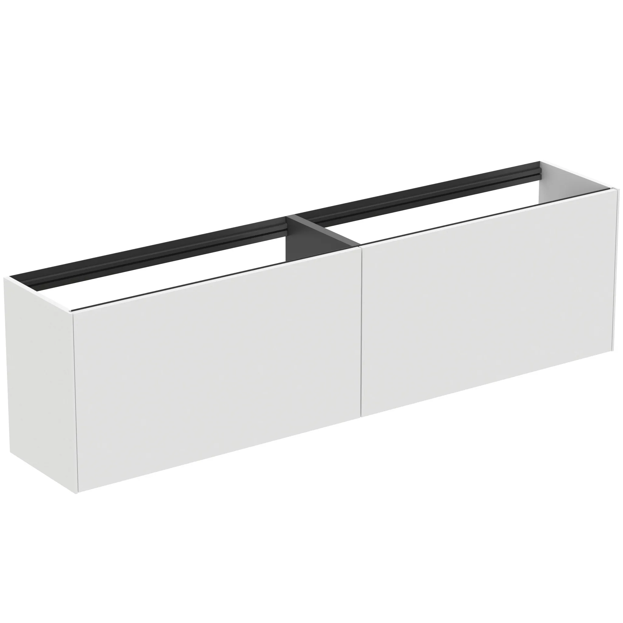 Ideal Standard Waschtischunterschrank Conca, 2 Auszüge, ohne Platte, 1985x373x540mm, Weiß Ideal Standard Waschtischunterschrank Conca, 2 Auszüge, ohne Platte, 1985x373x540mm, Weiß