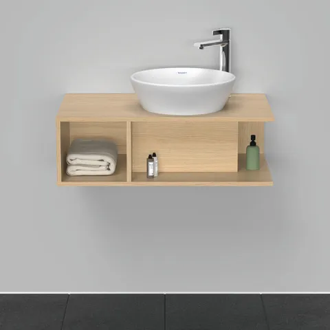 Duravit Waschtischunterschrank wandhängend „D-Neo“ 80 × 26 × 48 cm Eiche Natur