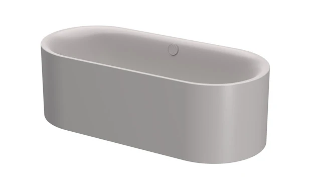 Bette oval Badewanne „BetteLux Oval Silhouette“ 180 × 80 cm in Dust