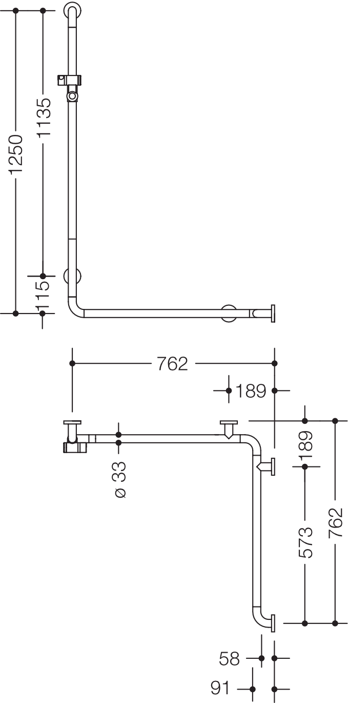 HEWI Haltegriff „Serie 801“