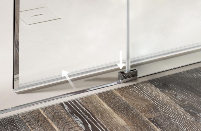 HSK teilgerahmte Duschabtrennung Schiebetür 2-teilig mit Seitenteil „Atelier Plan“ mit Exzenterprofil und Softclose Glas Chinchilla, Profile Schwarz-matt, B: 1000 mm H: 2060 mm T: 900 mm HSK teilgerahmte Duschabtrennung Schiebetür 2-teilig mit Seitenteil „Atelier Plan“ mit Exzenterprofil und Softclose Glas Chinchilla, Profile Schwarz-matt, B: 1000 mm H: 2060 mm T: 900 mm