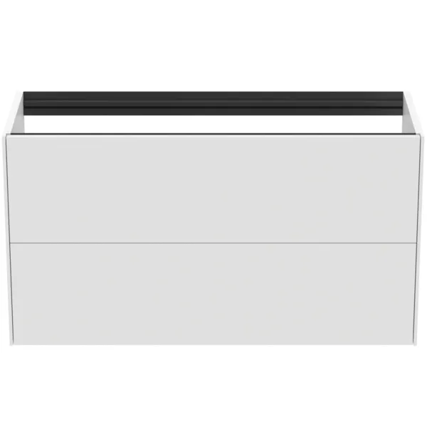 Ideal Standard Waschtischunterschrank Conca, 2 Auszüge, ohne Platte, 1000x373x540mm, Weiß Ideal Standard Waschtischunterschrank Conca, 2 Auszüge, ohne Platte, 1000x373x540mm, Weiß