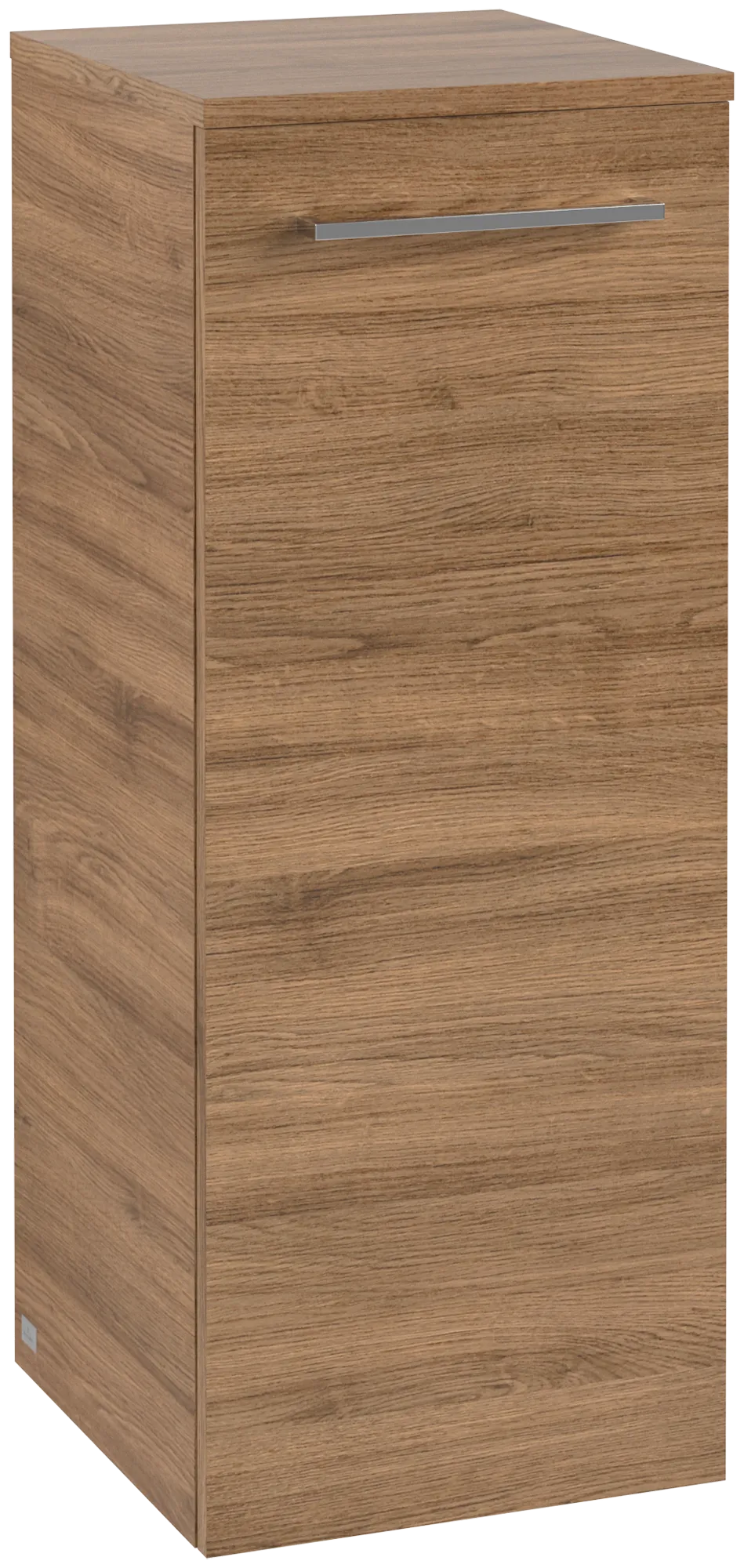 Villeroy & Boch Seitenschrank „Avento“ 35 × 89 × 37,3 × 37,3 cm Kansas Oak, Anschlag rechts, Soft Closing, 1 Tür