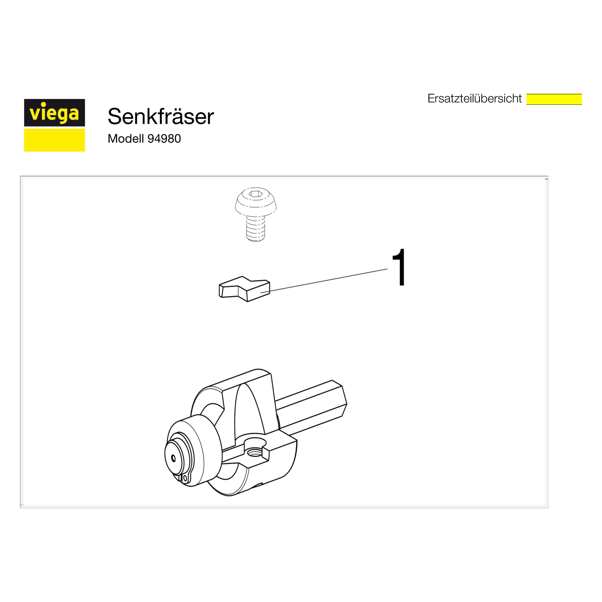 Viega „Sanfix“ Senkfräser 1/2″