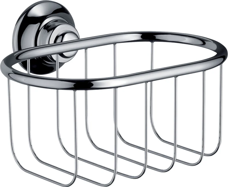 Hansgrohe AXOR Montreux Seifenkorb Wandversion, Chrom, Bohrloch-Durchmesser 6 mm, Bohrabstand 35 mm