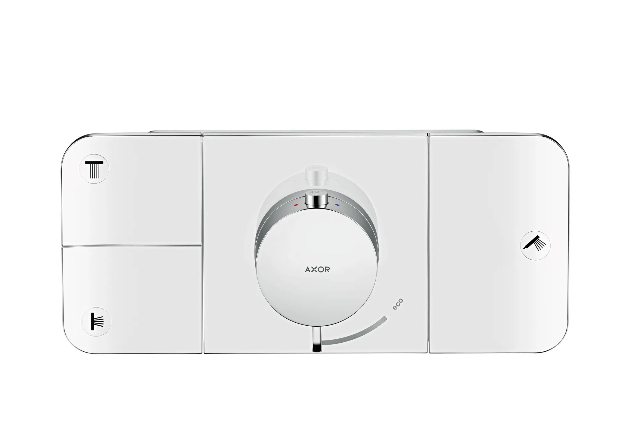 Hansgrohe AXOR One Thermostatmodul Unterputz für 3 Verbraucher, Chrom Hansgrohe AXOR One Thermostatmodul Unterputz für 3 Verbraucher, Chrom