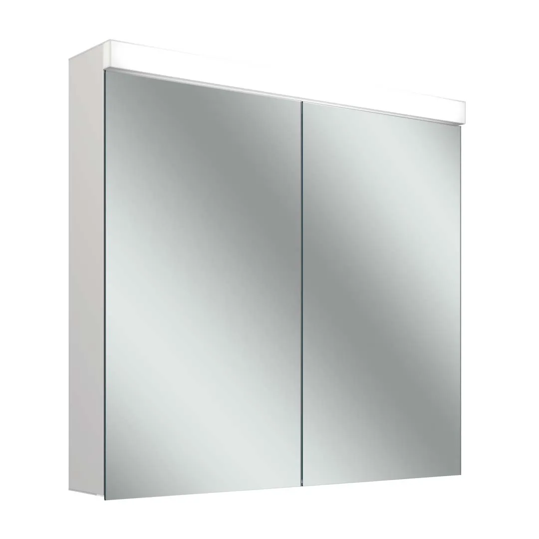 Schneider Spiegelschrank LOW plus 15 LED, Modell LOP15 90/2/LED, 895 x 747 x 160 mm, weiss, Schweizer Ausführung Schneider Spiegelschrank LOW plus 15 LED, Modell LOP15 90/2/LED, 895 x 747 x 160 mm, weiss, Schweizer Ausführung