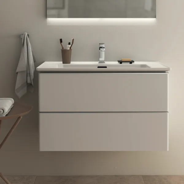 Waschbecken „StradaII“ 84 × 46 × 18 cm, Hahnlochposition mittig Waschbecken „StradaII“ 84 × 46 × 18 cm, Hahnlochposition mittig