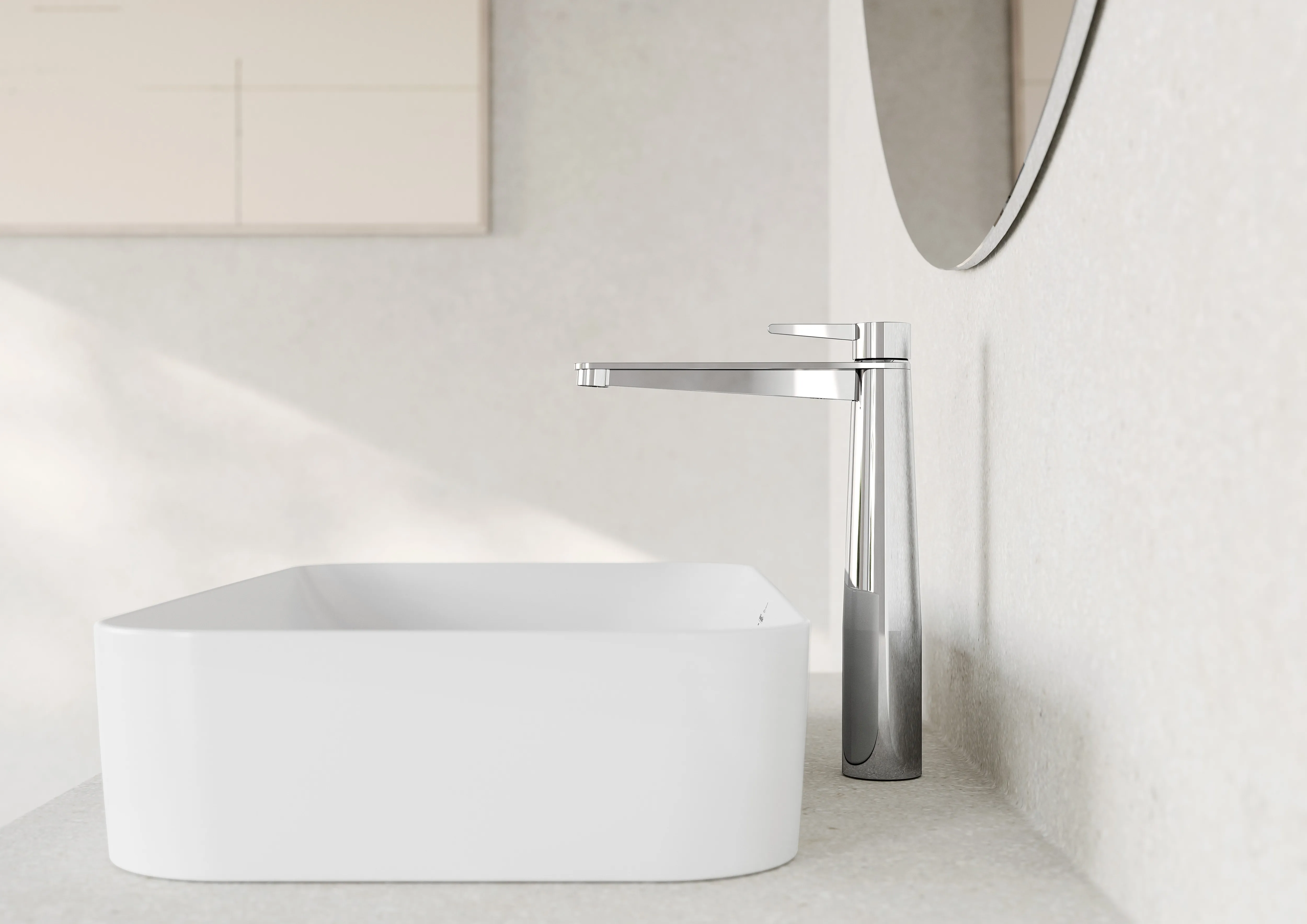 Villeroy & Boch Conum Einhebel-Waschtischarmatur erhöht TVW127005000, 49x278x215mm, Chrom Villeroy & Boch Conum Einhebel-Waschtischarmatur erhöht TVW127005000, 49x278x215mm, Chrom