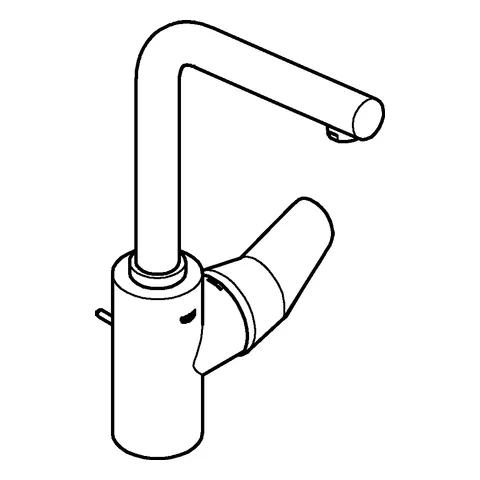 Grohe Eurodisc Cosmopolitan Einhand-Waschtischbatterie L-Size chrom Grohe Eurodisc Cosmopolitan Einhand-Waschtischbatterie L-Size chrom