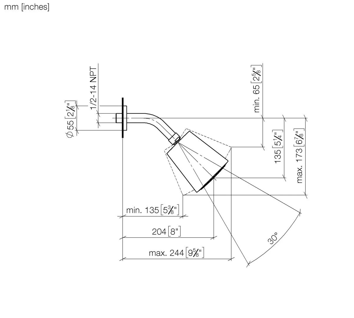 Dornbracht Kopfbrause SERIENSPEZIFISCH Chrom 28504979