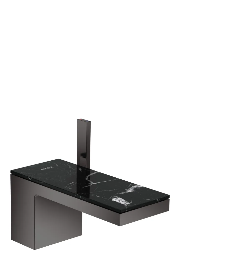 Hansgrohe AXOR MyEdition Platte 200 mm Marmor Nero Marquina abnehmbar