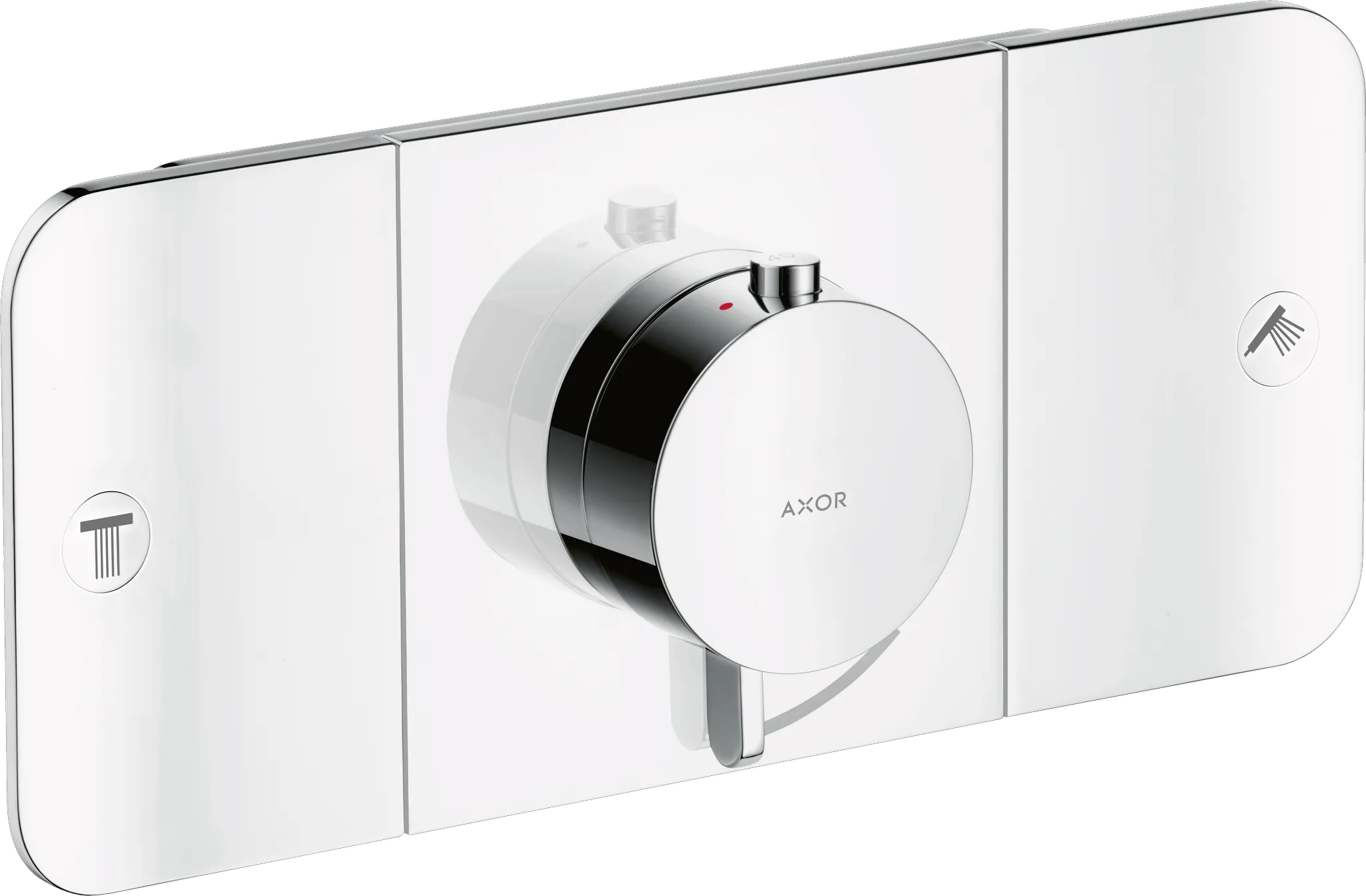Hansgrohe AXOR One Thermostatmodul Unterputz für 2 Verbraucher, Chrom Hansgrohe AXOR One Thermostatmodul Unterputz für 2 Verbraucher, Chrom