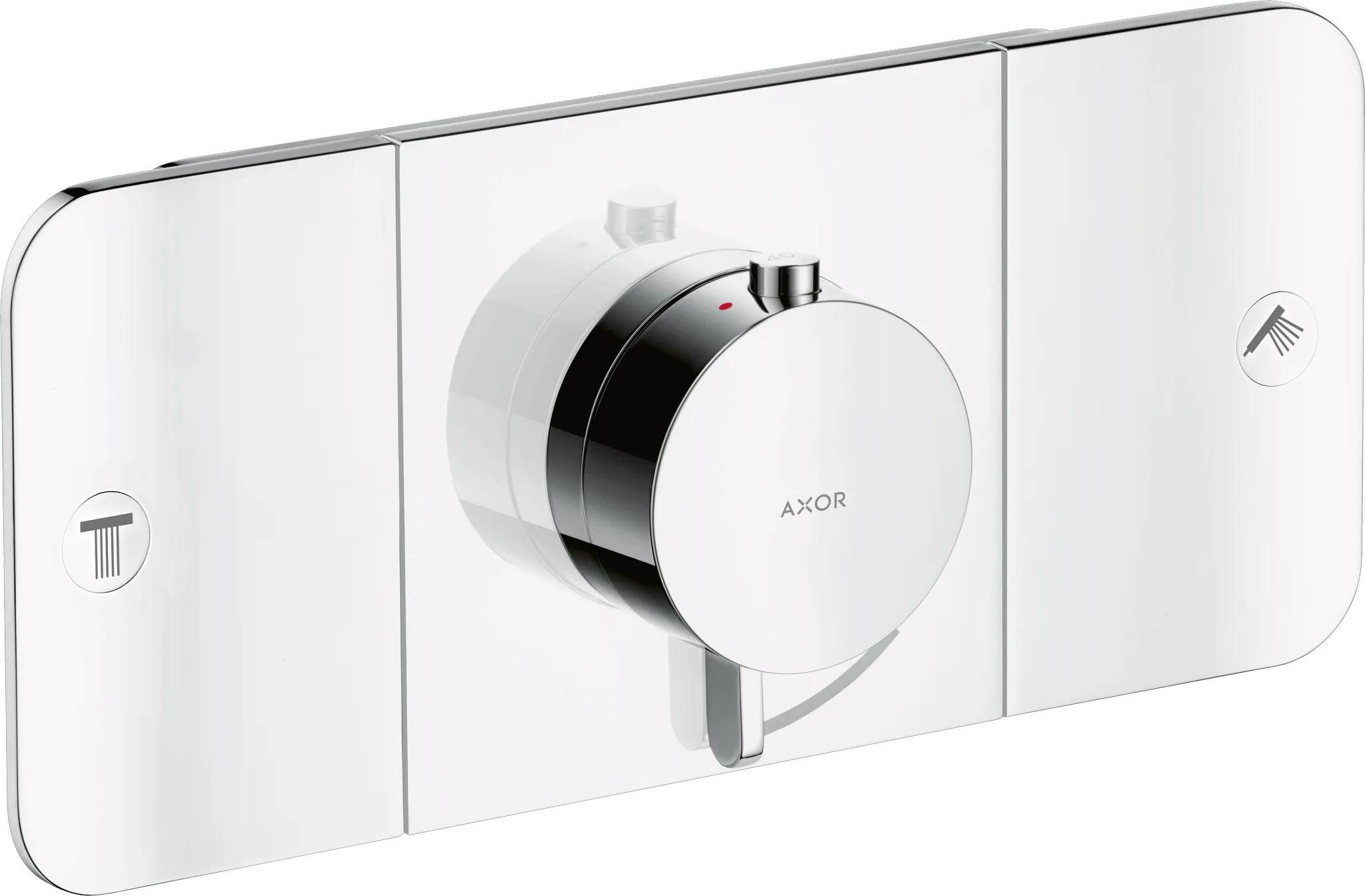 Hansgrohe AXOR One Thermostatmodul Unterputz für 2 Verbraucher, Chrom Farbe: Chrom Hansgrohe AXOR One Thermostatmodul Unterputz für 2 Verbraucher, Chrom Farbe: Chrom