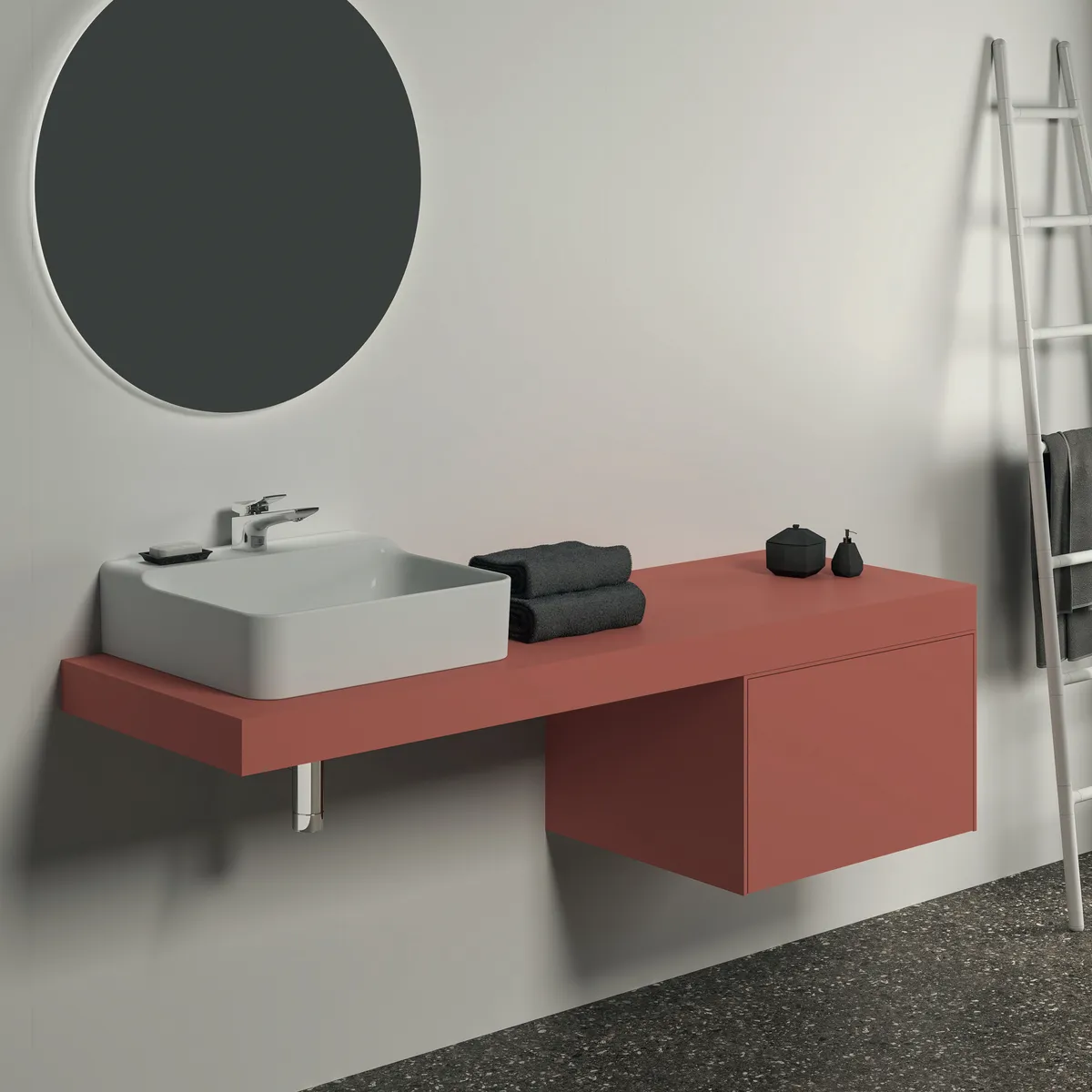 Ideal Standard Konsole Conca, 1600x505x80mm, Sunset