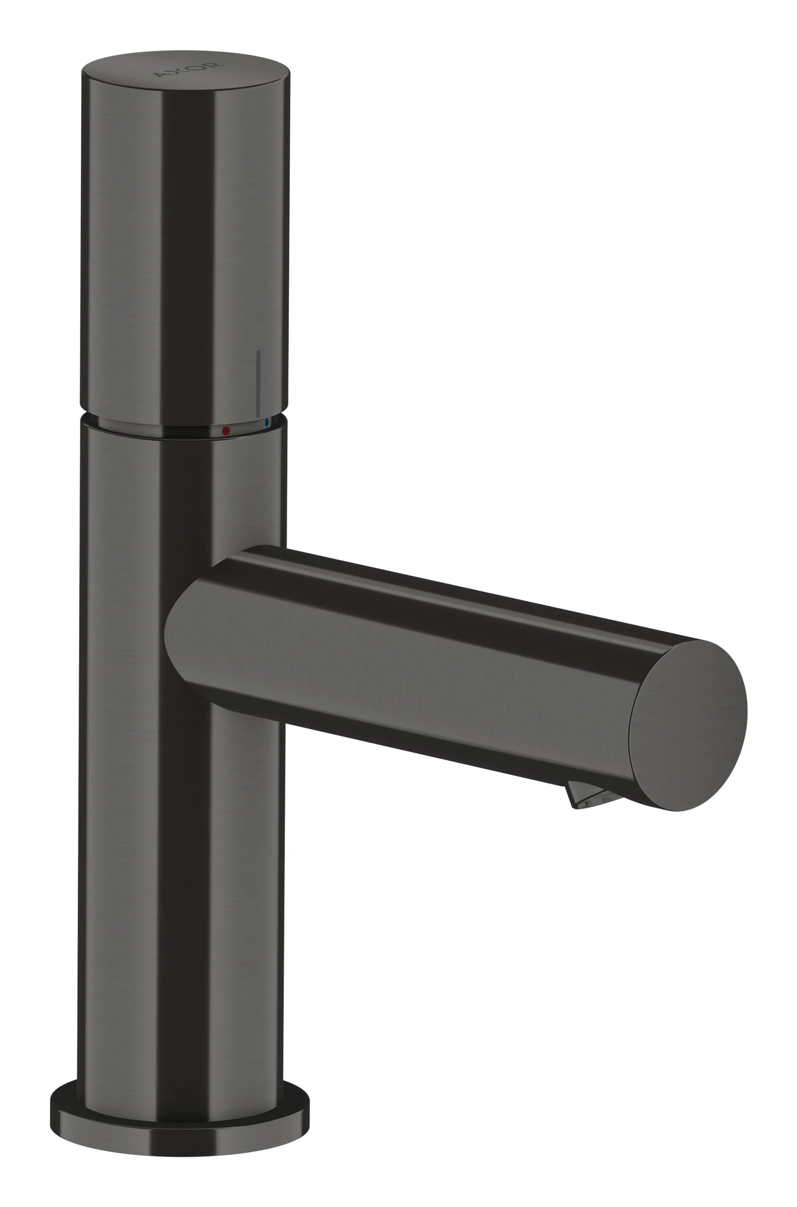 Hansgrohe AXOR Uno Einhebel-Waschtischmischer 80, Brushed Black Chrome, Ausladung 108 mm, Auslaufhöhe 79 mm, Zerogriff, Laminarstrahl, max. Durchflussmenge 5 l/min Hansgrohe AXOR Uno Einhebel-Waschtischmischer 80, Brushed Black Chrome, Ausladung 108 mm, Auslaufhöhe 79 mm, Zerogriff, Laminarstrahl, max. Durchflussmenge 5 l/min