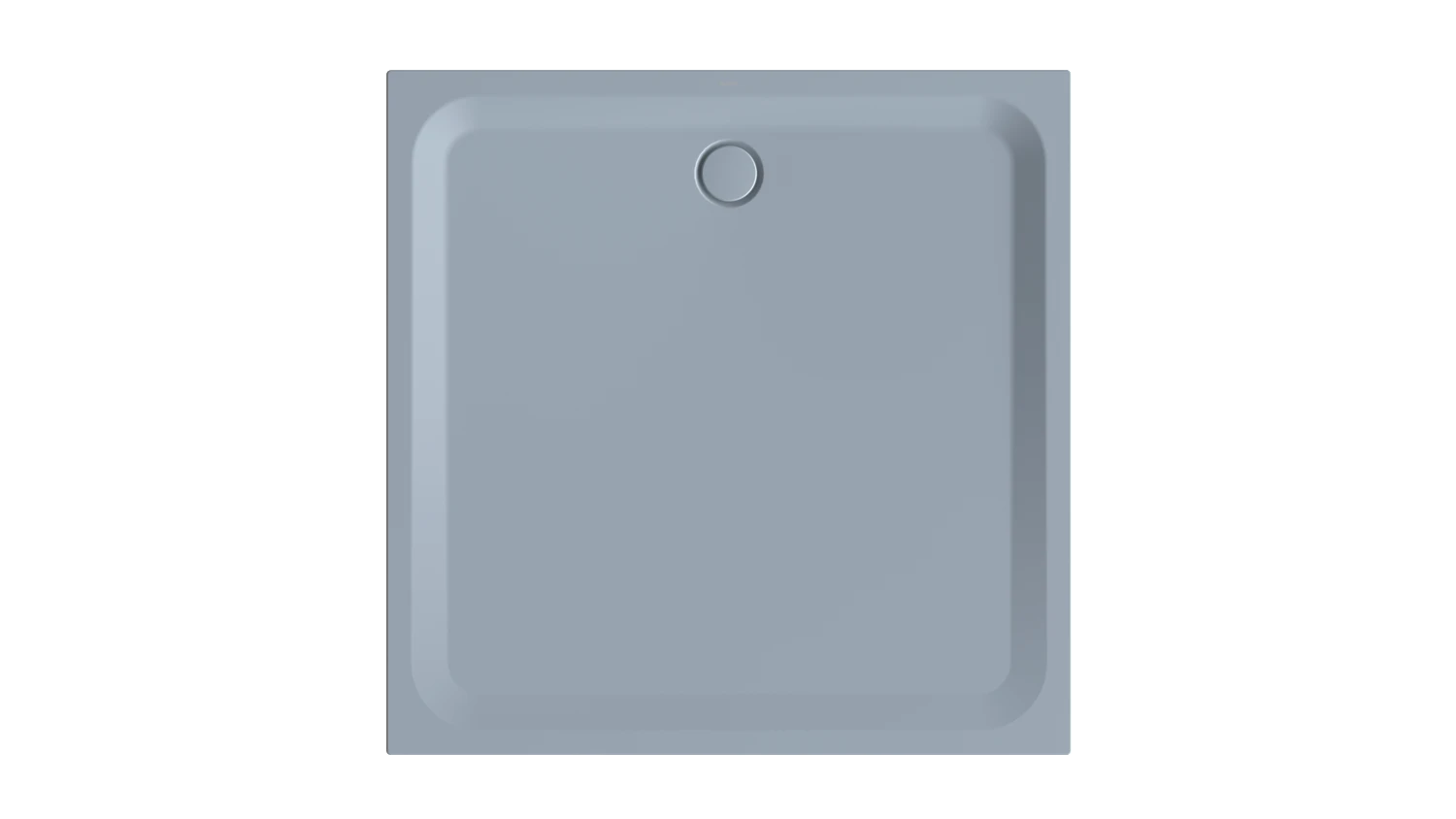 Bette quadrat Duschwanne „BetteUltra“ 1400 × 1400 mm ohne Oberflächenbeschichtung, ohne Oberflächenveredelung, ohne Wannenträger, in Blue Satin