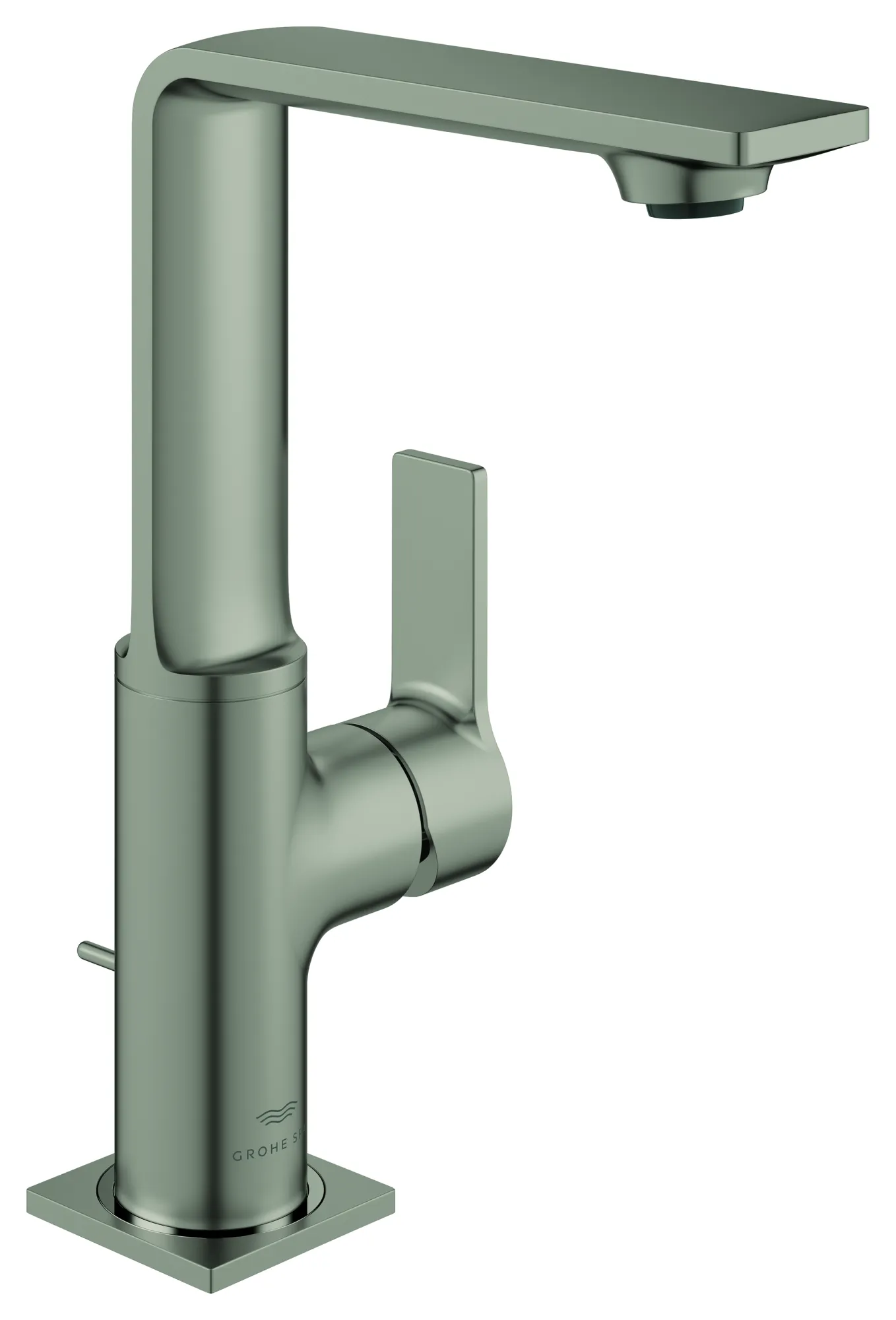 Einhand-Waschtischbatterie Allure 32146, L-Size, Einlochmontage, Zugstangen-Ablaufgarnitur 1 1/4'', chrom