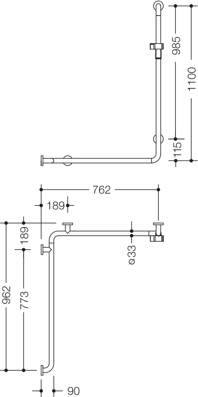 HEWI Haltegriff „Serie 805 Classic“