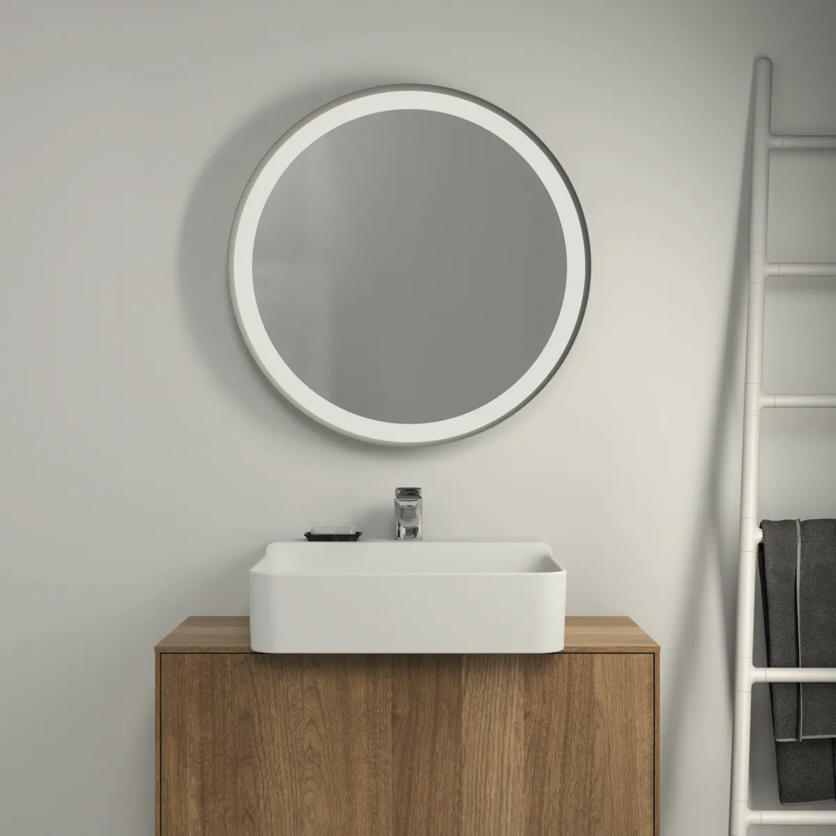 Ideal Standard Spiegel „Conca“ 65 × 65 cm Ideal Standard Spiegel „Conca“ 65 × 65 cm