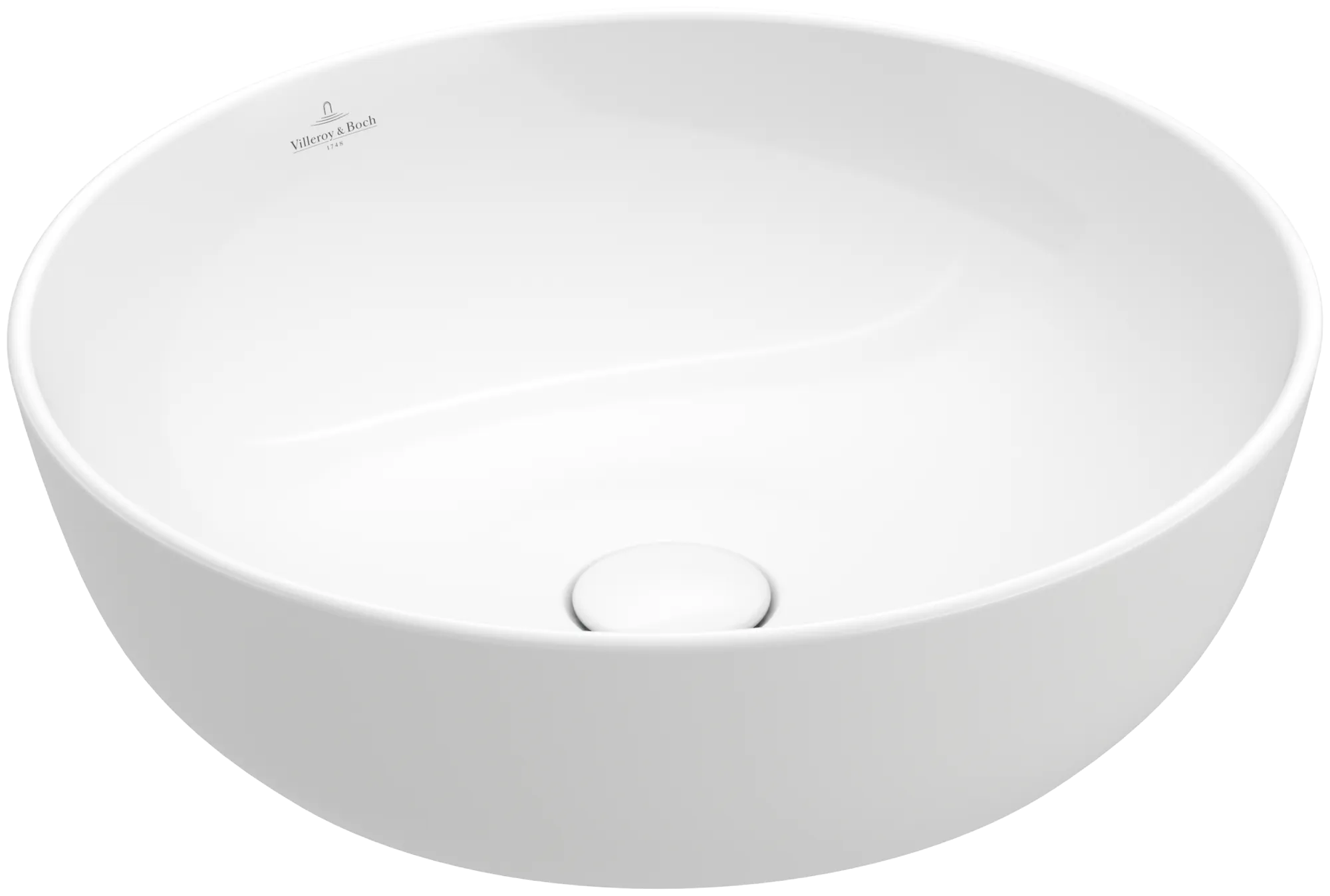 Villeroy & Boch Aufsatzwaschtisch aus TitanCeram „Artis“ ⌀ 430 mm in Weiß Alpin Farbe: Weiß Alpin / Größe: ⌀ 43 cm / Oberflächenveredelung: ohne Oberflächenveredelung Villeroy & Boch Aufsatzwaschtisch aus TitanCeram „Artis“ ⌀ 430 mm in Weiß Alpin Farbe: Weiß Alpin / Größe: ⌀ 43 cm / Oberflächenveredelung: ohne Oberflächenveredelung