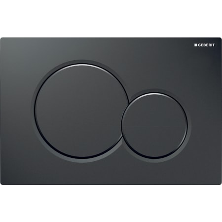 Sigma01 Betätigungsplatte für 2-Mengen-Spülung: schwarz GE115770DW5, Sonderpreis B-Ware