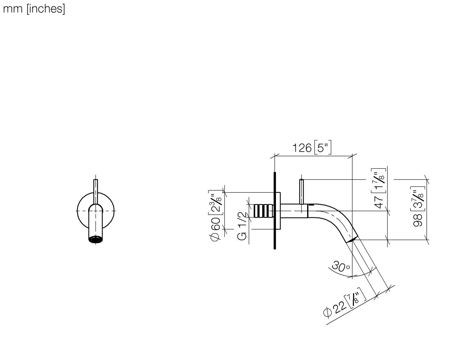 Wandventil Kaltwasser ohne Ablaufgarnitur META Chrom 30010662 Wandventil Kaltwasser ohne Ablaufgarnitur META Chrom 30010662