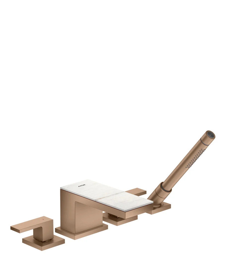 Hansgrohe AXOR MyEdition Platte 200 mm Marmor Lasa Covelano Vena Oro abnehmbar Hansgrohe AXOR MyEdition Platte 200 mm Marmor Lasa Covelano Vena Oro abnehmbar