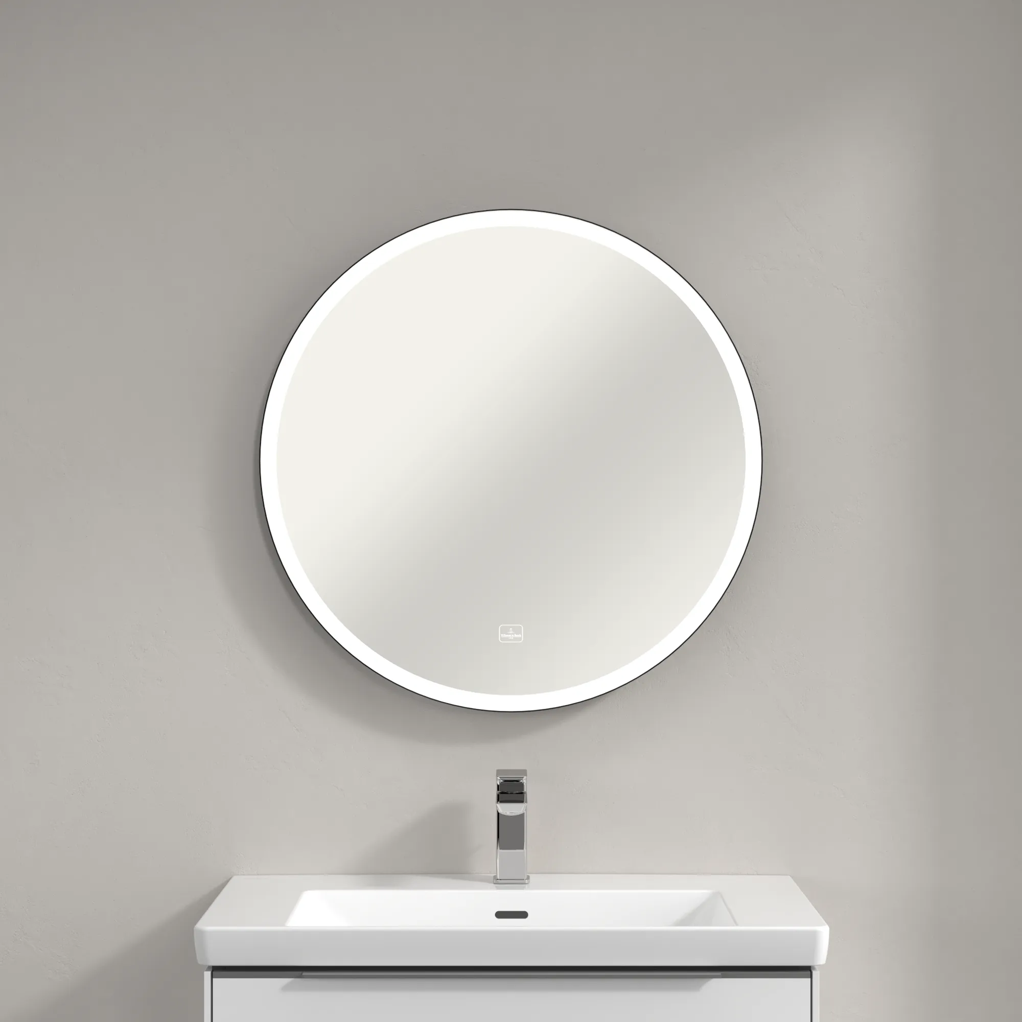 Villeroy & Boch Spiegel „Subway 3.0“ ⌀ 712 mm in BiColour (Black Matt, White Matt) Villeroy & Boch Spiegel „Subway 3.0“ ⌀ 712 mm in BiColour (Black Matt, White Matt)