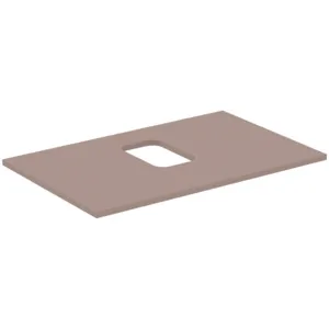 Ideal Standard Waschtischplatte i.life B, 802x507x18mm, Greige matt Ideal Standard Waschtischplatte i.life B, 802x507x18mm, Greige matt
