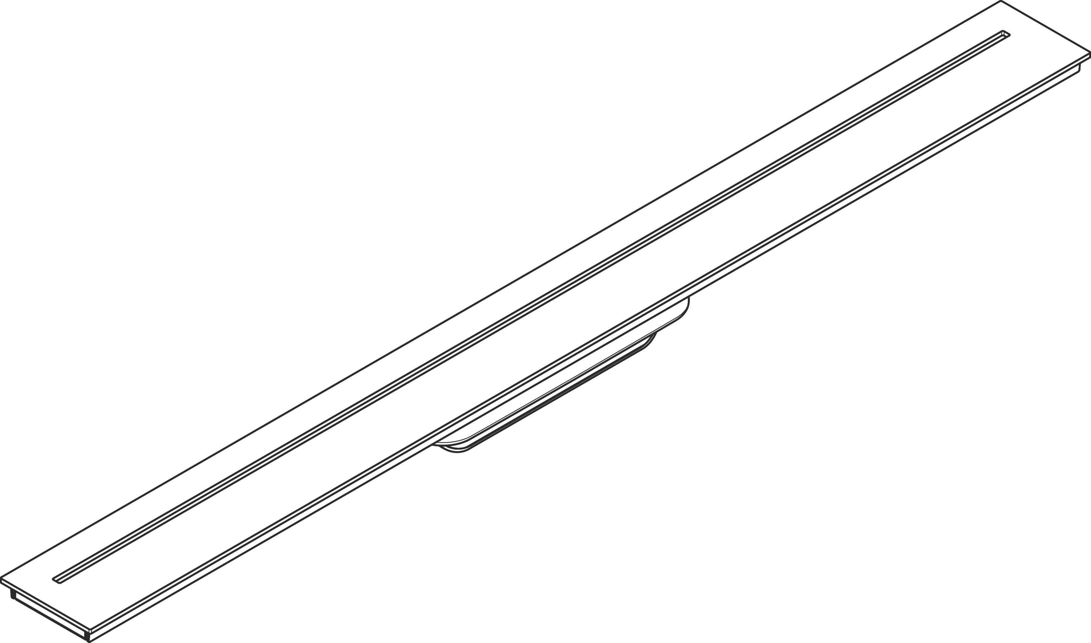 Hansgrohe AXOR Drain Fertigset Duschrinne, Chrom, 800 mm, frei im Raum, bis 18 mm Fliesenstärke, bis zu 53 l/min Ablaufleistung Hansgrohe AXOR Drain Fertigset Duschrinne, Chrom, 800 mm, frei im Raum, bis 18 mm Fliesenstärke, bis zu 53 l/min Ablaufleistung