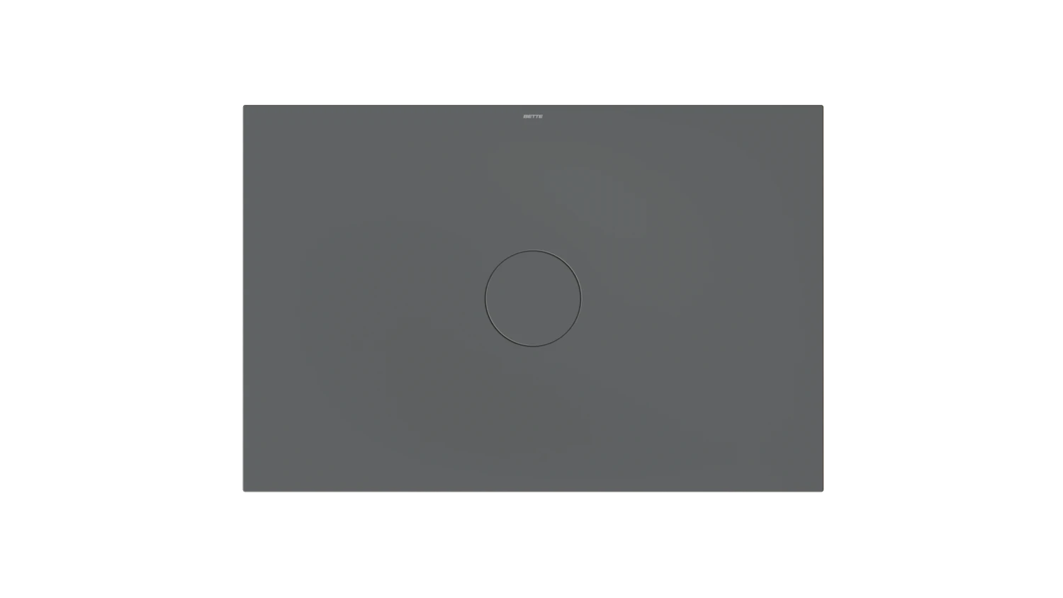 Bette rechteck Duschwanne „BetteAir“ 1200 × 800 mm ohne Oberflächenbeschichtung, mit BetteGlasur Plus, mit Minimum-Wannenträger, in Raven