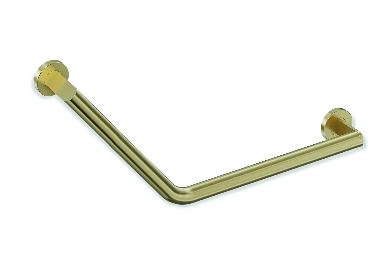 HEWI Winkelgriff System 900 PG93, Edelstahl PVD, 400mm Achsmaße, 135° Winkel, 32mm Durchmesser HEWI Winkelgriff System 900 PG93, Edelstahl PVD, 400mm Achsmaße, 135° Winkel, 32mm Durchmesser